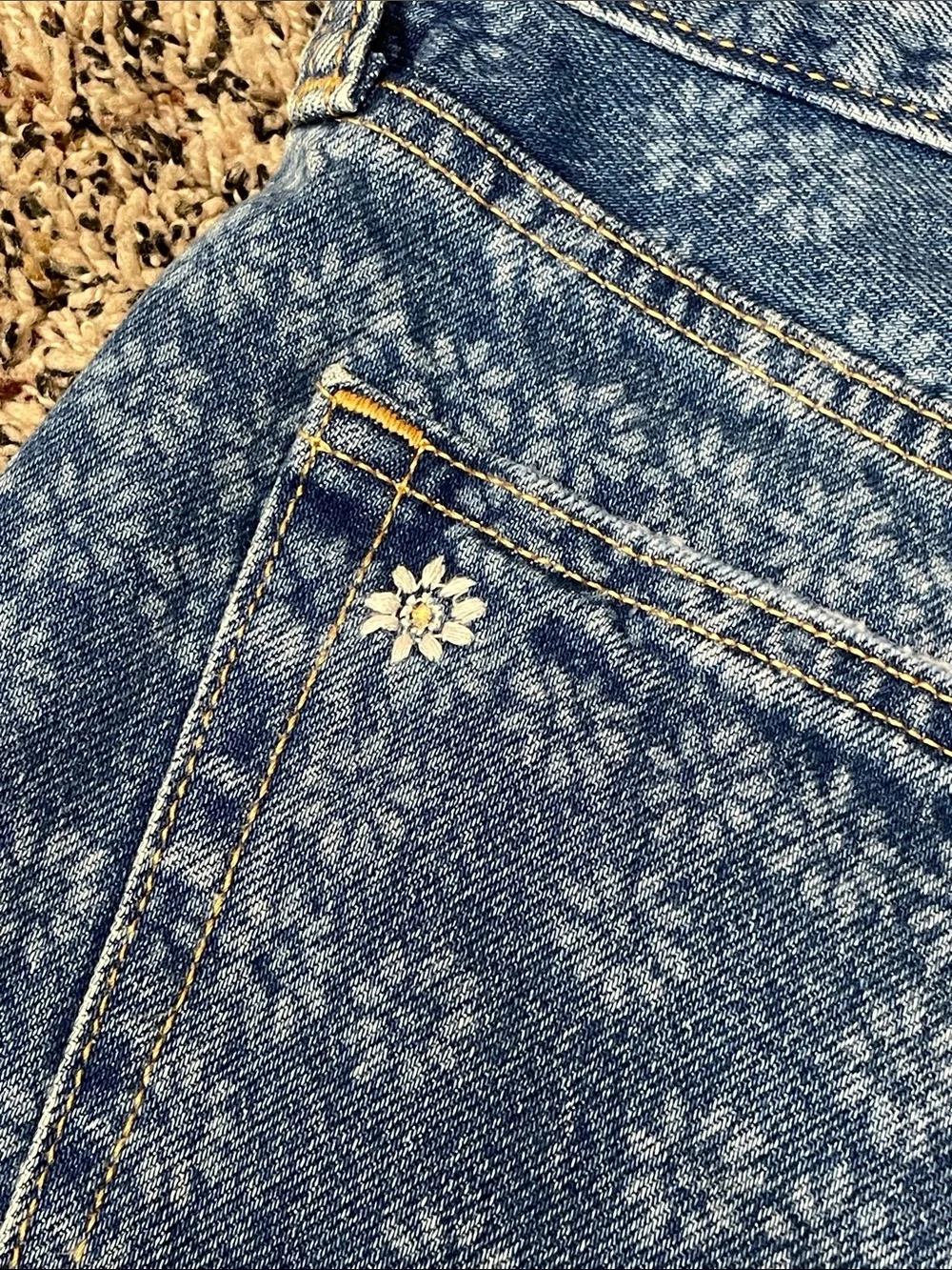 Universal Thread Floral Print Denim Shorts - Blue 90’s Baggy Var Sizes | NWT